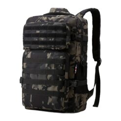Sac à dos tactique homme en nylon à sangles Molle, trois coloris, vue principale