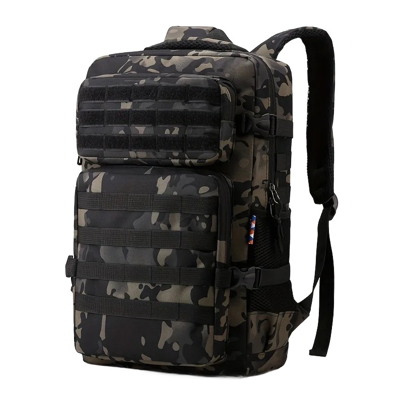 Sac à dos tactique homme en nylon à sangles Molle, trois coloris 1 Sac à dos tactique homme en nylon à sangles Molle, trois coloris, vue principale