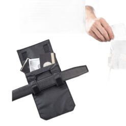 Sacoche ceinture homme dissimulée pour passeport, cartes et billets, vue principale