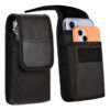 Sacoche ceinture homme pour téléphone, étui nylon à rabat, vue principale