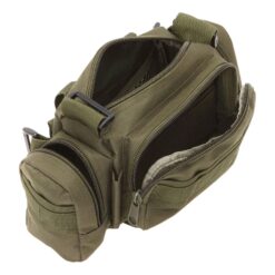 Sacoche ceinture homme tactique en nylon, portée taille ou épaule, vue principale