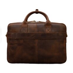 Sacoche ordinateur homme cuir Crazy Horse, porte-documents 15,6 pouces, vue principale