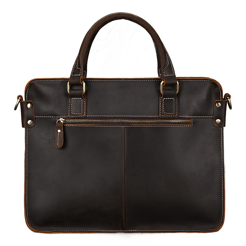 Sacoche ordinateur homme en cuir de vache, porte-documents 39 ou 43 cm 1 Sacoche ordinateur homme en cuir de vache, porte-documents 39 ou 43 cm, vue principale