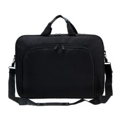 Sacoche ordinateur homme noire pour portable de 15,6 pouces, vue principale