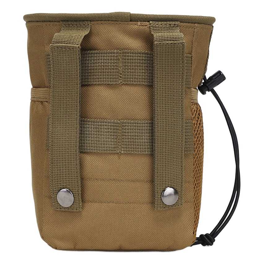 Sacoche tactique homme pochette Molle à cordon, toile 600D 2 Sacoche tactique homme pochette Molle à cordon, toile 600D, vue de trois quarts