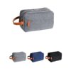 Trousse de toilette homme en tissu, double compartiment, vue principale